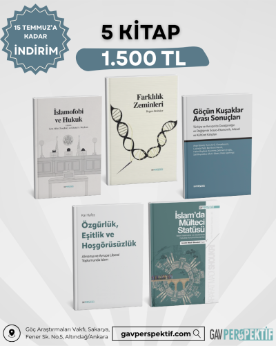 </br>● İslamofobi ve Hukuk<br>● Farklılık Zeminleri<br>● Göçün Kuşaklar Arası Sonuçları<br>● Özgürlük, Eşitlik ve Hoşgörüsüzlük<br>● İslam’da Mülteci Statüsü<br>
