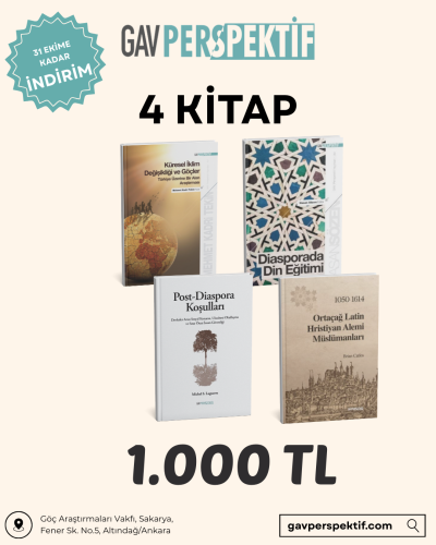 </br>● Küresel İklim Değişikliği ve Göçler<br>● 1050-1614 Ortaçağ Latin Hristiyan Alemi Müslümanları<br>● Diasporada Din Eğitimi<br>● Post Diaspora Koşulları<br>